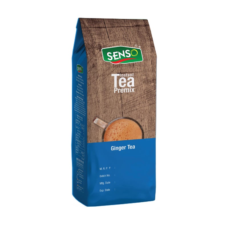 Senso Ginger Tea Premix Natural Care Instant 1 kg Pack - Incredibly Authentic | Strong Chai | Premium Powder | Ginger Chai |Desi Chai | Readymade Tea | Adhrak Chai | Tea Ginger Mix (Pack of 1)-Natural Ayurvedic Herbs for Immunity Tea premix - Image 2