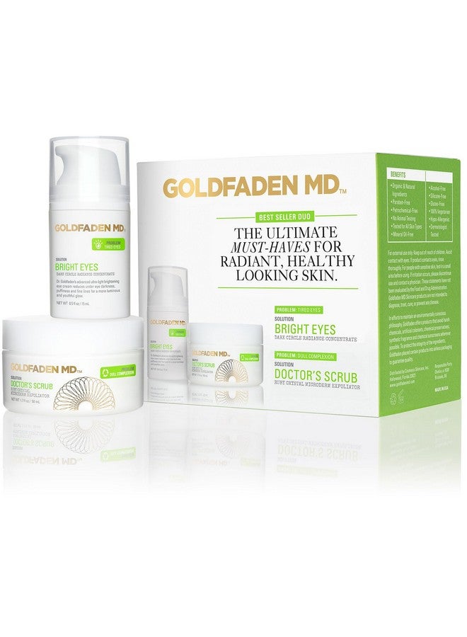 Goldfaden MD Duo Kit Bright Eyes And Doctors Scrub For Radiant Healthy Looking Skin - Image 1