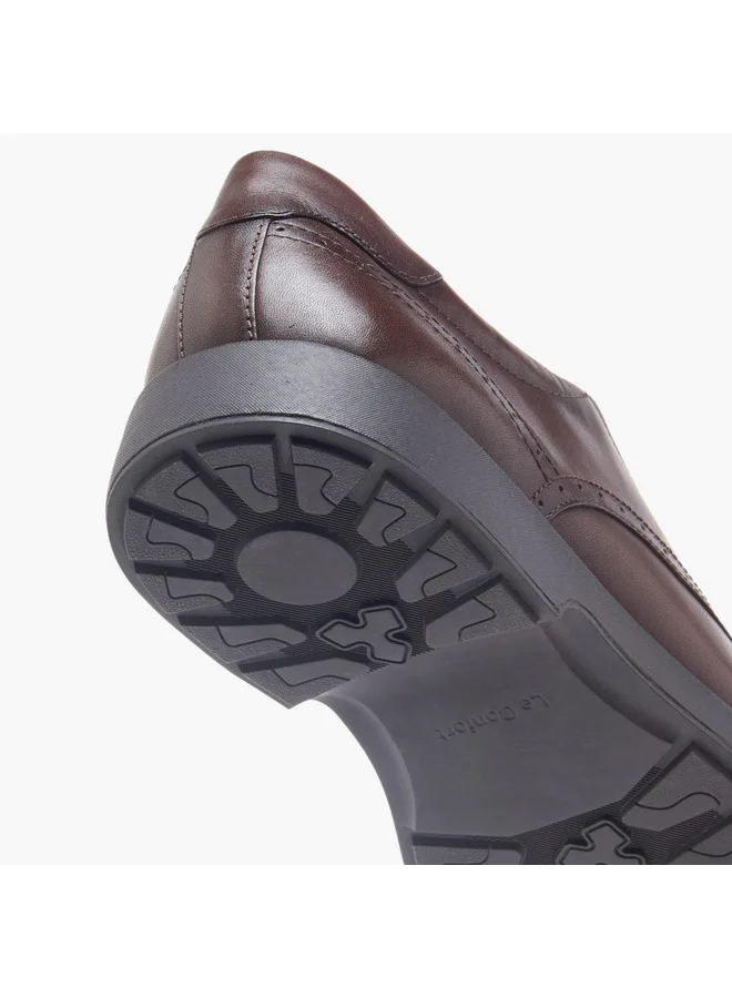 Le Confort Men's Solid Derby Shoes with Lace-Up Closure