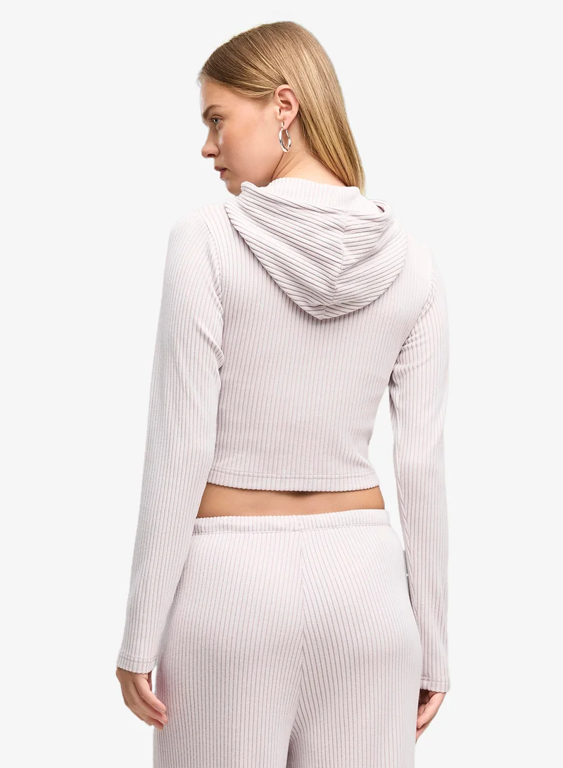 Puma Essential Ribbed Soft Touch Hoodie
