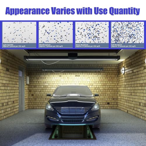 HYPOSFEE Epoxy Floor Flakes 1Lb, Decorative Floor Coating Flakes for Epoxy Flooring, Enhances Interior/Exterior Surfaces Epoxy Flakes for Garages, Basements Blend Decorative Color Chips - Image 4