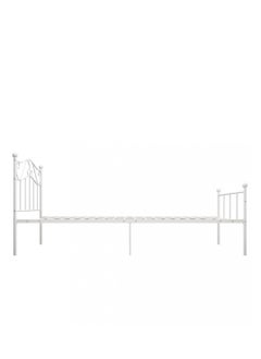 NZONE STORE Beautiful metal bed for two people || white  - Image 3
