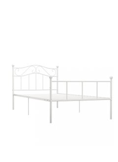 NZONE STORE Beautiful metal bed for two people || white  - Image 2