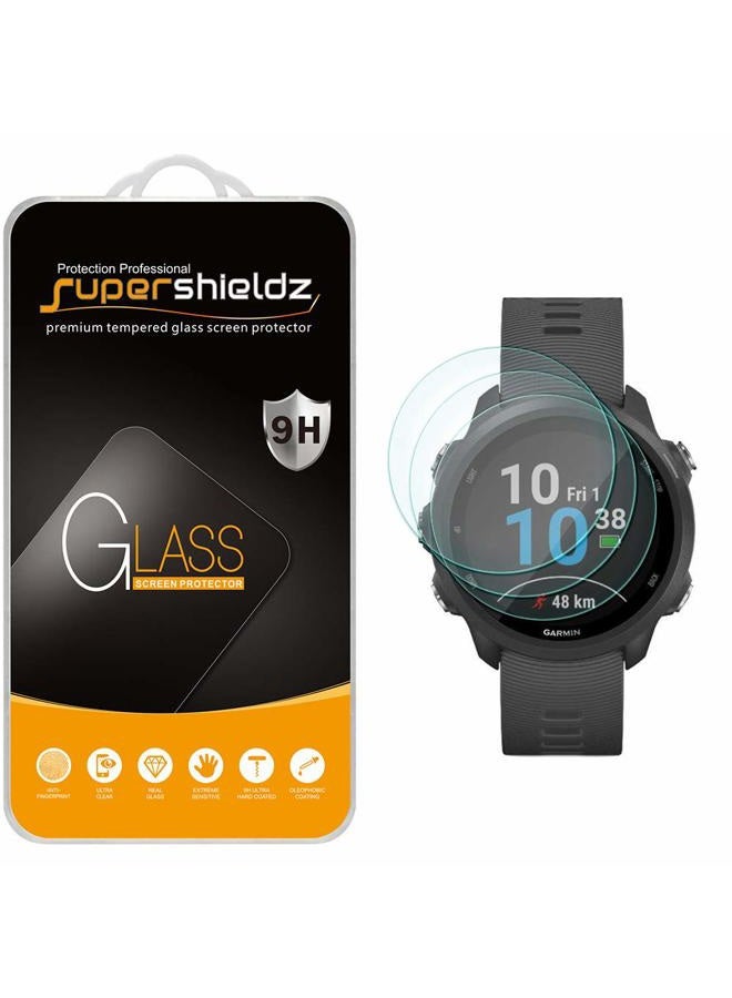 Supershieldz (3 Pack) for Garmin Forerunner 245 and Forerunner 245 Music Tempered Glass Screen Protector, Anti Scratch, Bubble Free - Image 1