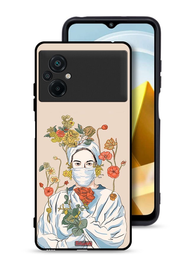 Tolwak Xiaomi Poco M5 4G Protective Case Cover Nurse Art - Image 1