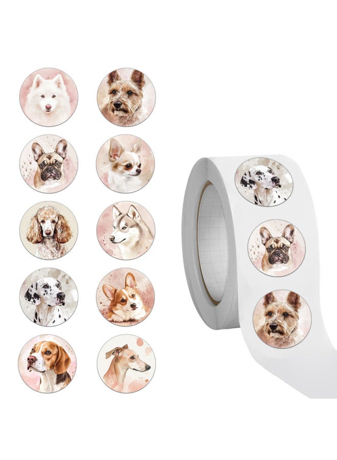 500 Stickers/roll  Roll Stickers High Color Value Cute Decorative Cartoon Funny Tape Student Sealing Stickers