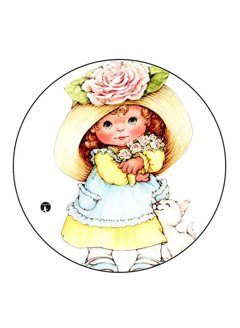 RKN Vintage Art Printed Fridge Magnet Multicolour - Image 1