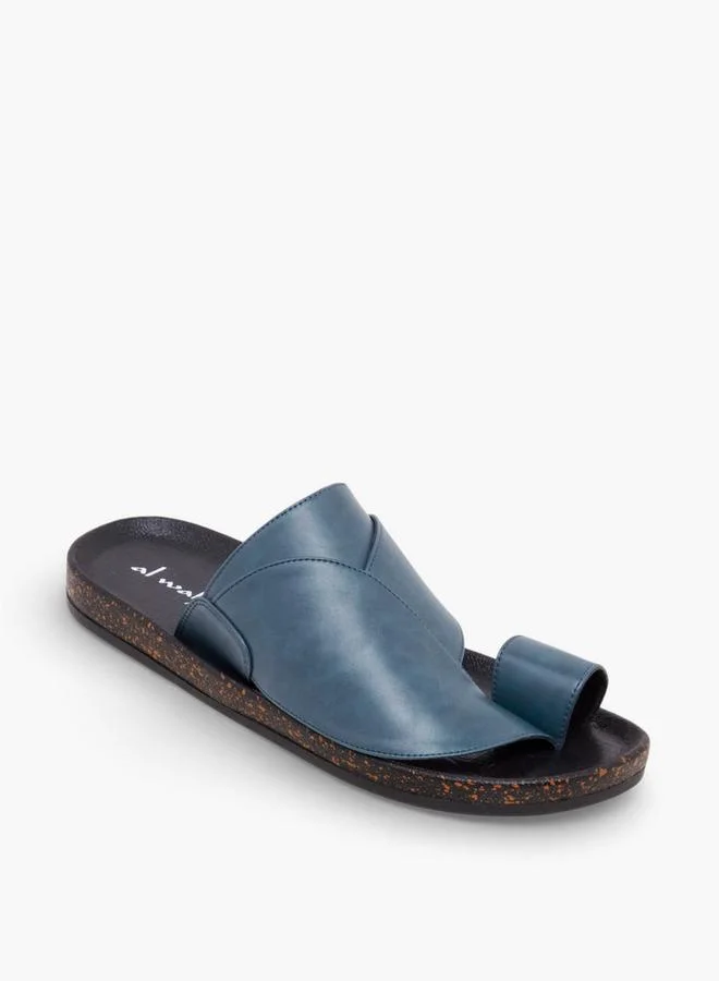 Al Waha Men Toe Loop Detail Arabic Sandals