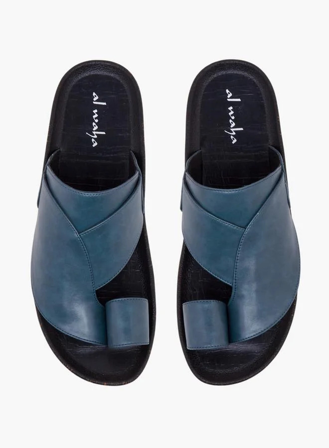 Al Waha Men Toe Loop Detail Arabic Sandals