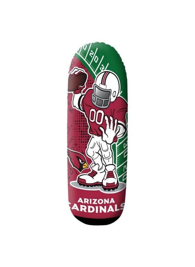 Fremont Die Fremont Die NFL Arizona Cardinals Bop Bag Inflatable Tackle Buddy Punching Bag, Rookie: 36" Tall, Team Colors 