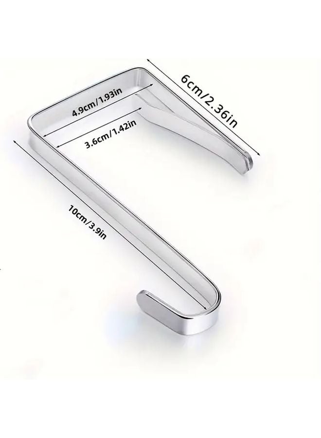 5 قطع خطافات أبواب بدون ثقب، خطافات تخزين معدنية متعددة الاستخدامات للاستخدام المنزلي - Image 4