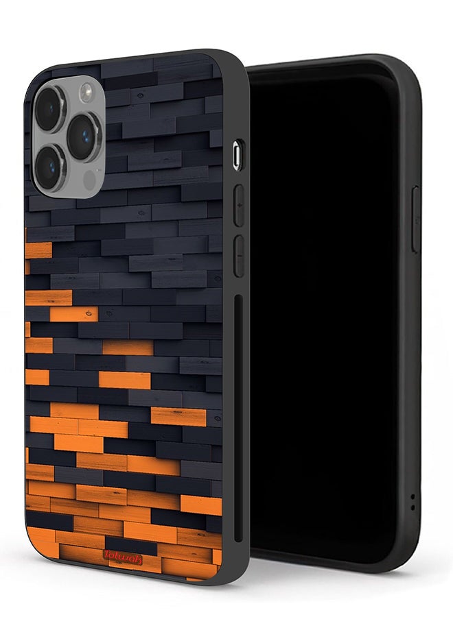 Tolwak Apple iPhone 14 Pro Protective Case Wooden Wall - Image 1