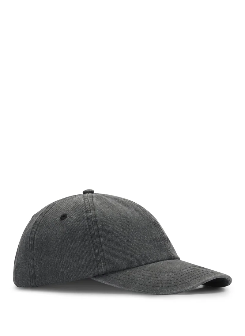 HUGO Cotton-twill 6-panel cap with embroidered logo