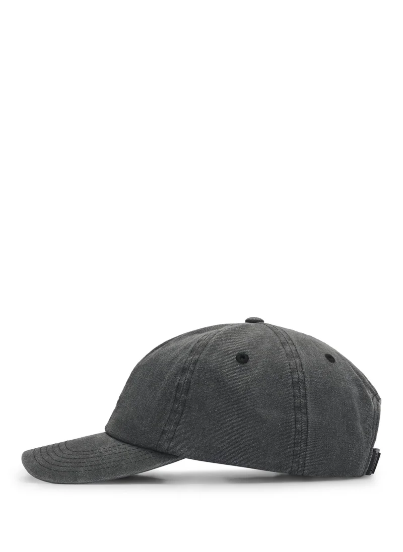 هوجو Cotton-twill 6-panel cap with embroidered logo