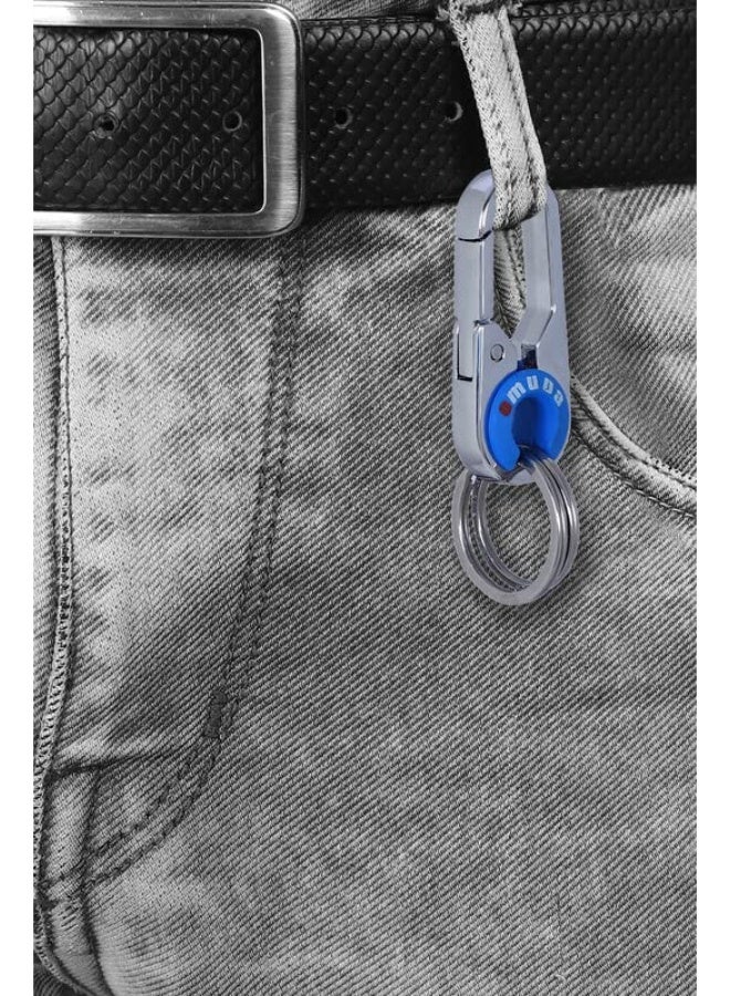 أومودا ميدالية مفاتيح معدنية فاخرة وأنيقة بخطاف قفل للرجال والنساء - Image 5