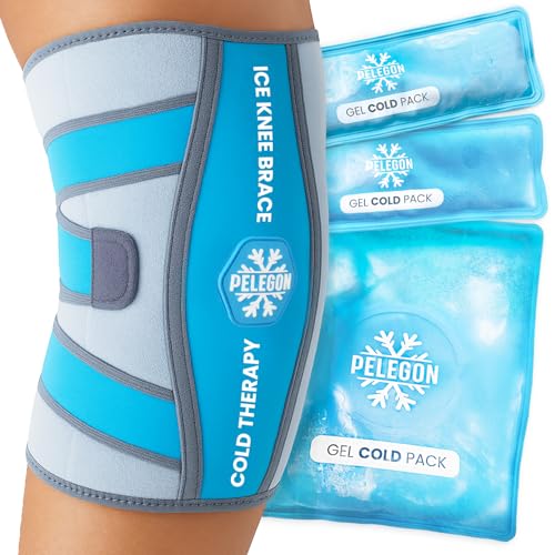 PELEGON Knee Ice Pack Wrap (1 Pack) - Adjustable Ice Pack for Knees Surgery, Replacement, Arthritis Pain, ACL, Sports Injuries, Post Surgery, for Long Duration - 1 Pack - Image 1
