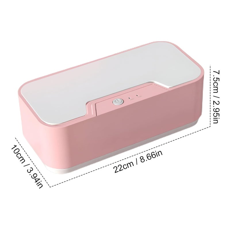 Ultrasonic Jewelry Cleaner - Portable Device with Selectable Cleaning Modes for Glasses and Earrings, Compact and Efficient for Daily Use - Image 3