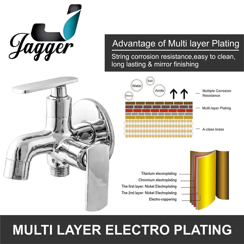 JAGGER صنبور جاج285 نحاسي 2 في 1 / صمامات 2 طريق للحمام (BAT) - Image 4