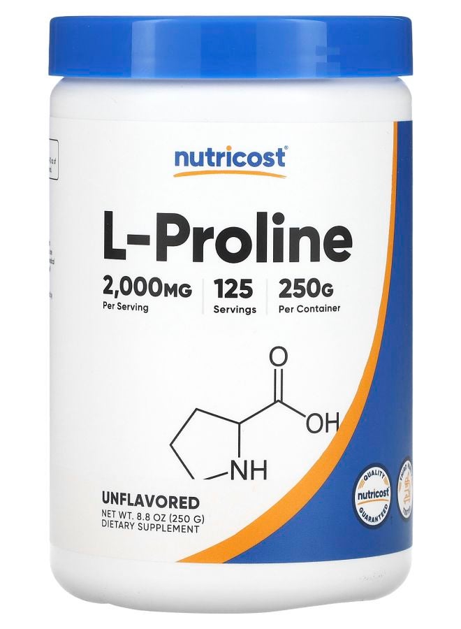 L-Proline Unflavored 8.8 oz (250 g)