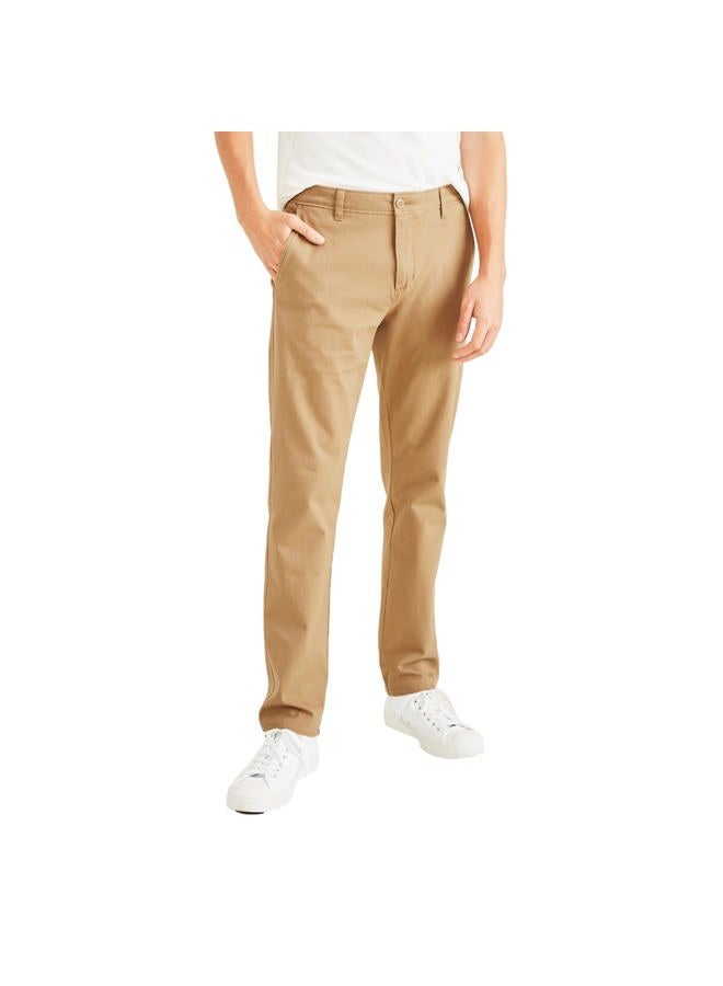 DOCKERS Men's Slim Fit Smart 360 FLEX Ultimate Chino Pants Casual, New British Khaki (Waterless), 36W x 32L - Image 1