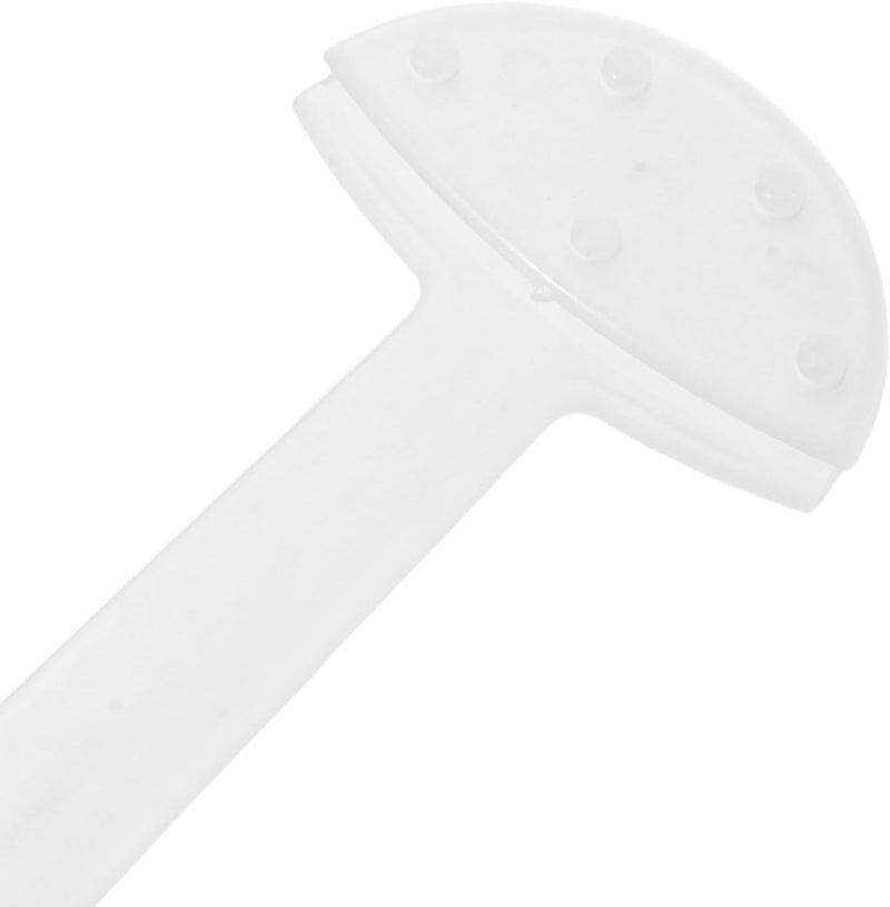 50pcs Plastic Fan Handles, 6 Inch Handheld Fan Sticks for Wedding Programs, Transparent Craft Sticks for DIY Handheld Signs, Church  Events - Image 3