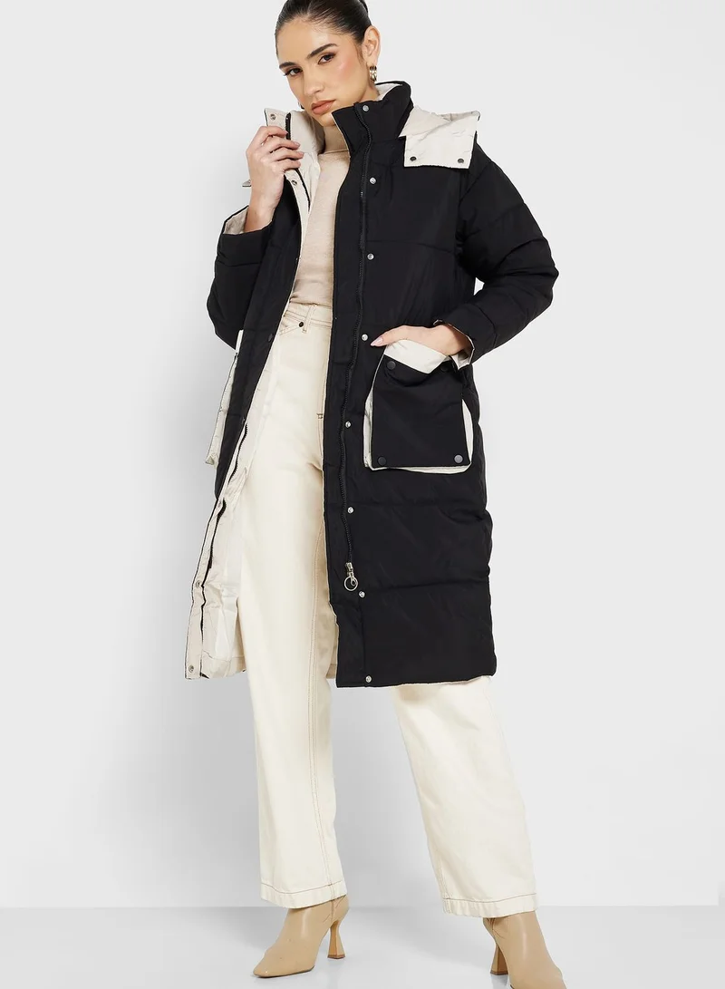 ELLA Classic Longline Padded Jacket