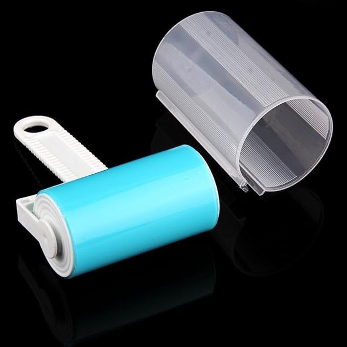 WISHBONE Washable LINT Remover Roller Plastic Super Sticky Lint Remover Roller Cloth Dust Remover Roller Reusable and Washable Super Sticky lint Roller Silicone Dust Pet Hair Remover Cleaning Brush - Image 5