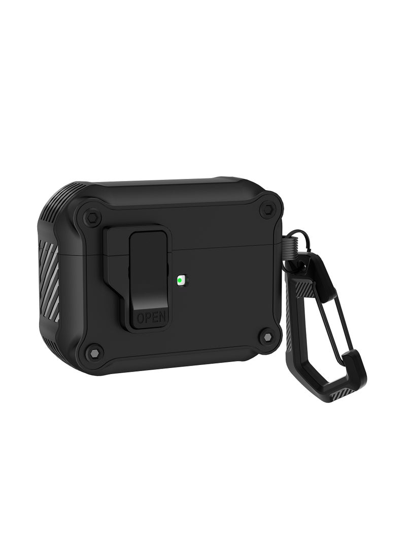 General AirPods 3 Earphone Case Mecha Ins, with Automatic Safety Lock Clip, Hard-shell Full Body Case, with Apple AirPods 3 Wireless Charging Case  - Image 1
