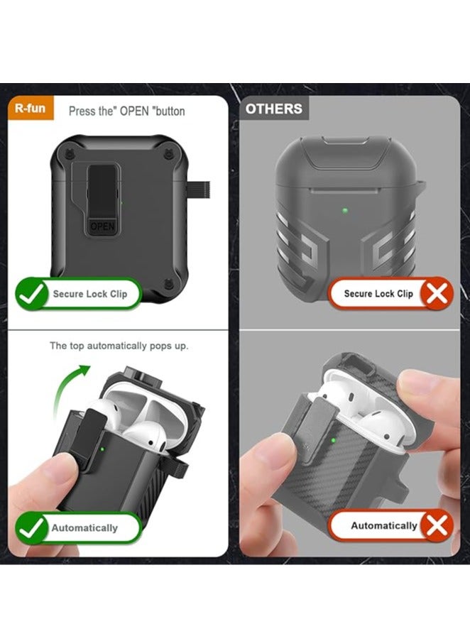 General AirPods 3 Earphone Case Mecha Ins, with Automatic Safety Lock Clip, Hard-shell Full Body Case, with Apple AirPods 3 Wireless Charging Case  - Image 2