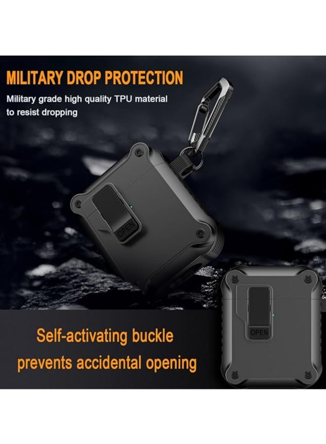 General AirPods 3 Earphone Case Mecha Ins, with Automatic Safety Lock Clip, Hard-shell Full Body Case, with Apple AirPods 3 Wireless Charging Case  - Image 3