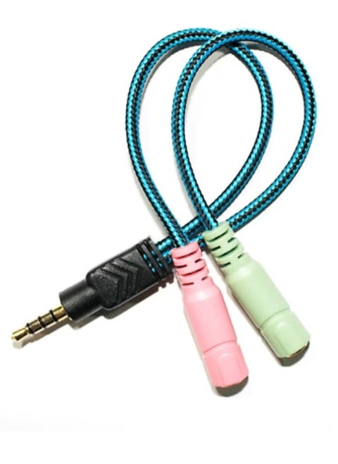 3.5mm Male To Female Interface Switch Wiring Line Practical Computer Earphone Splitter