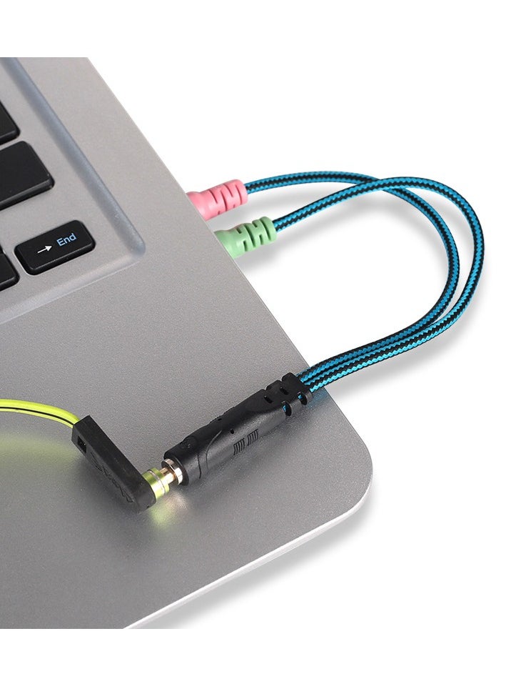 Generic 3.5mm Male To Female Interface Switch Wiring Line Practical Computer Earphone Splitter  - Image 3