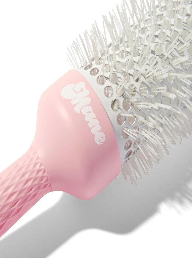 Mane BRB 33mm (1.7") Ceramic Round Hair Brush - Round Blowout Brush for Shoulder Length Hair or Longer - Increases Shine and Helps with Frizz Control - Made with a Ergonomically Designed Handle - Image 3