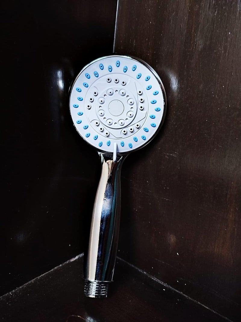 Elegance Handheld Rain Shower Chrome Finished ABS Shower for Bathroom 3 Inches 4 Inches 4 Inches Diameter  - Image 2