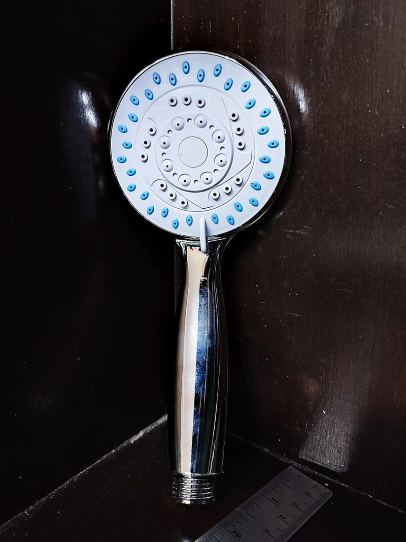 Elegance Handheld Rain Shower Chrome Finished ABS Shower for Bathroom 3 Inches 4 Inches 4 Inches Diameter  - Image 1