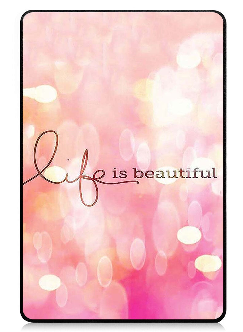 Theodor Protective Flip Case For Xiaomi Pad 7 & Xiaomi Pad 7 Pro With Trifold Stand Auto Wake Sleep Shockproof Cover - Life Is Beautiful - Image 1