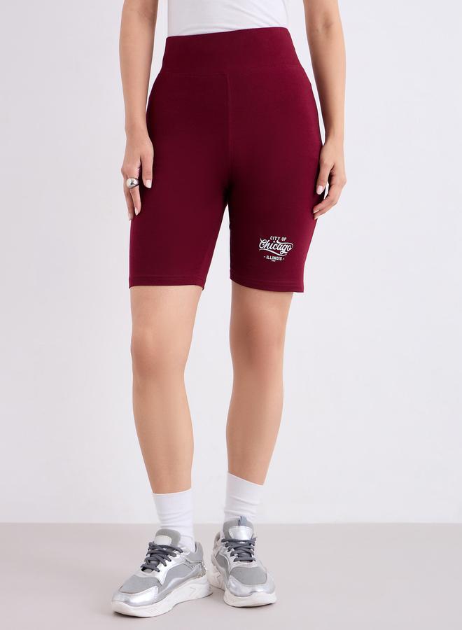 ستايلي شورت ركوب دراجات مطبوع - Image 3