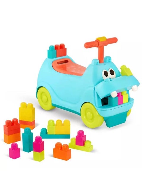 HIPPO RIDE-ON W/LARGE LOCBLOCS 26 Building Bricks -