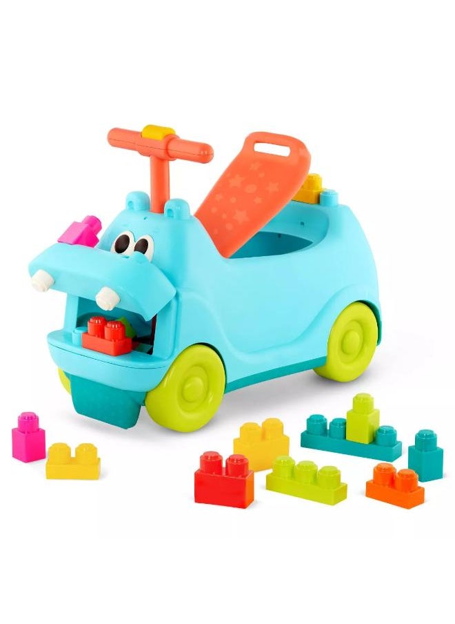 HIPPO RIDE-ON W/LARGE LOCBLOCS 26 Building Bricks -