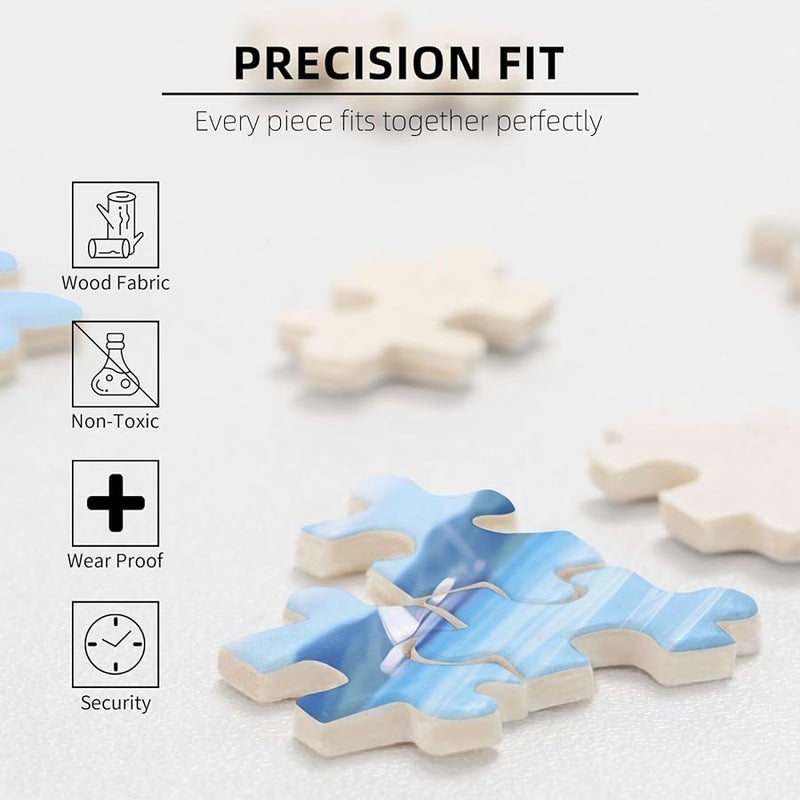 Phayah 1000 قطعة لغز صورة القطط الصغيرة تسبح للبالغين ديكور المنزل 29.5 × 19.7 بوصة - Image 5