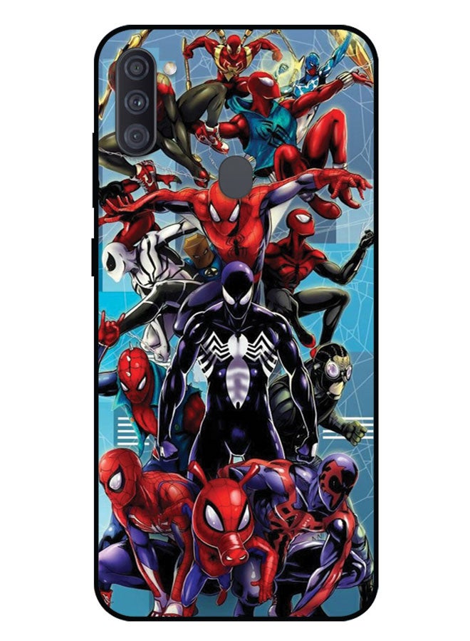 الصيد العين غطاء حماية مطبوع لهاتف سامسونج جالاكسي A11 - سبايدرمان - Image 1