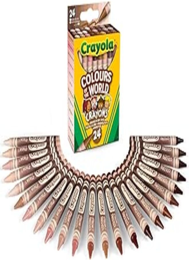 CRAYOLA 918992.048 24 Colours of The World Skin Tone Crayons - pzsku/Z0F6A141E37266581221AZ/45/_/1718495381/cedafae2-87ca-4b5c-a9b2-a3a4c9a7430b