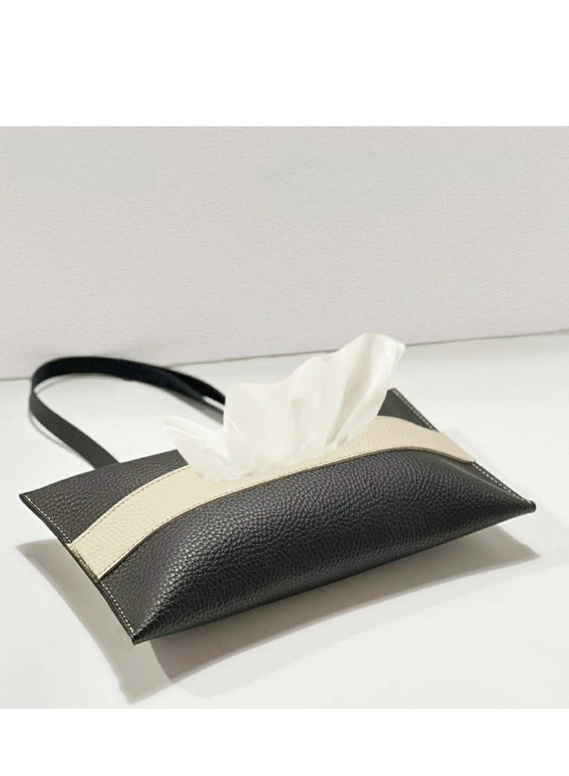 Generic Leather Car Tissue Holder (Black)  - Image 4