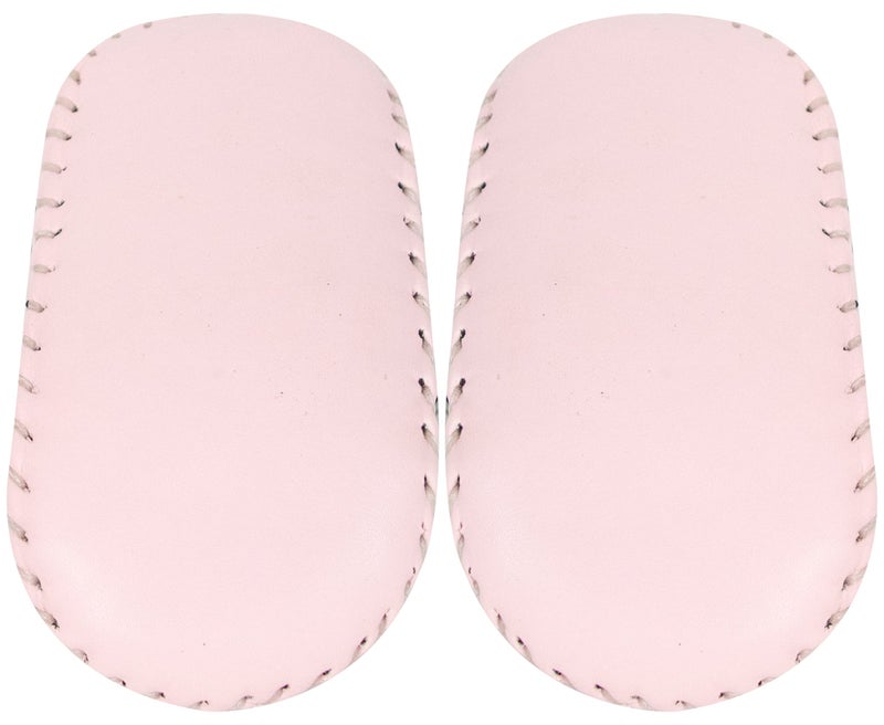 Neska Moda Baby Girls Synthetic Leather Hook & Loop Loafer Booties/Shoes For 0 To 6 Months (Pink)-BT909 - Image 5