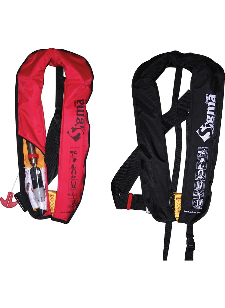 Sealux Sigma Work Vest Adult AUTO..170N,ISO 12402-3