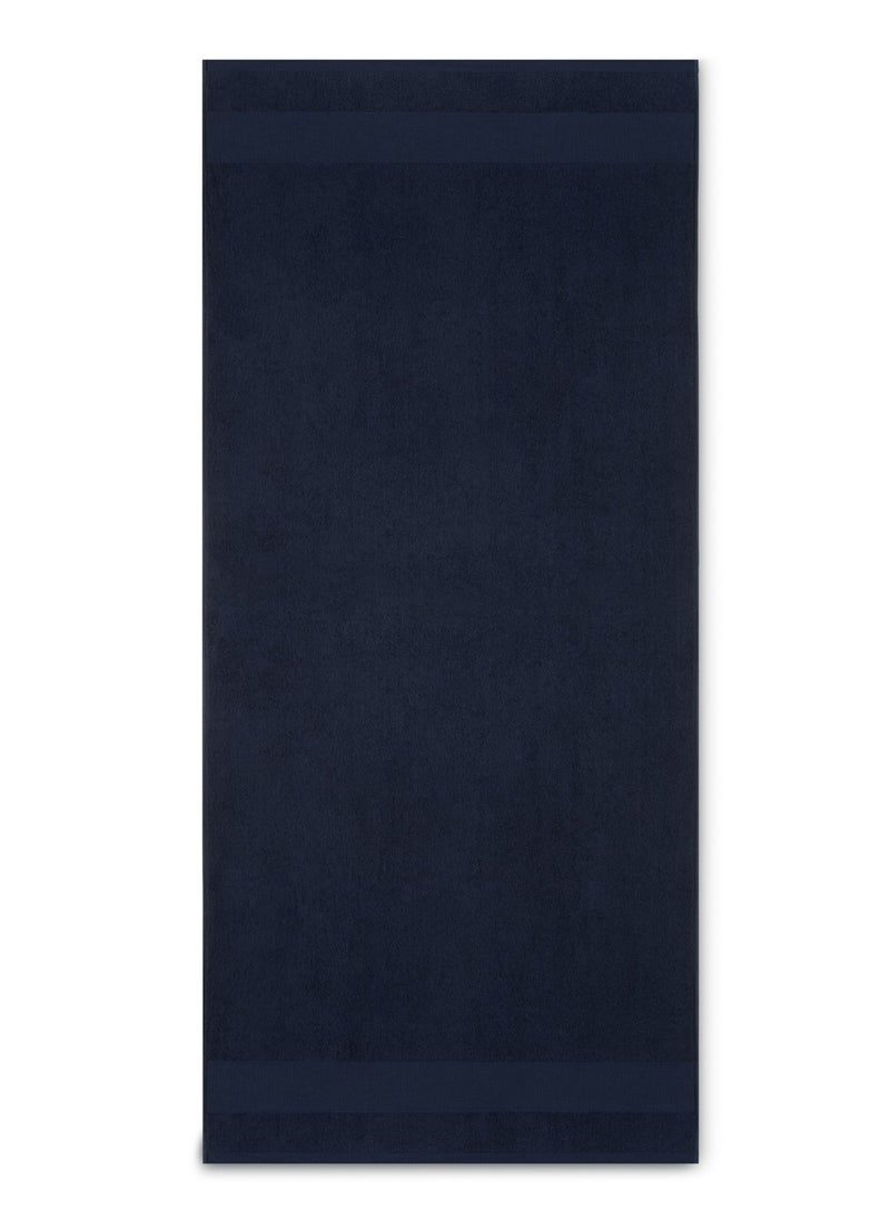Aten Homeware ATEN Homeware Supreme Egyptian Cotton Bath Towel Set – 2 Piece Set with 2 Extra Large Bath Towels 70 x 140 cm, Ultra Soft, Highly Absorbent, OEKO-TEX Certified, Made in Egypt - (Navy) - 2 PIECES  - Image 3