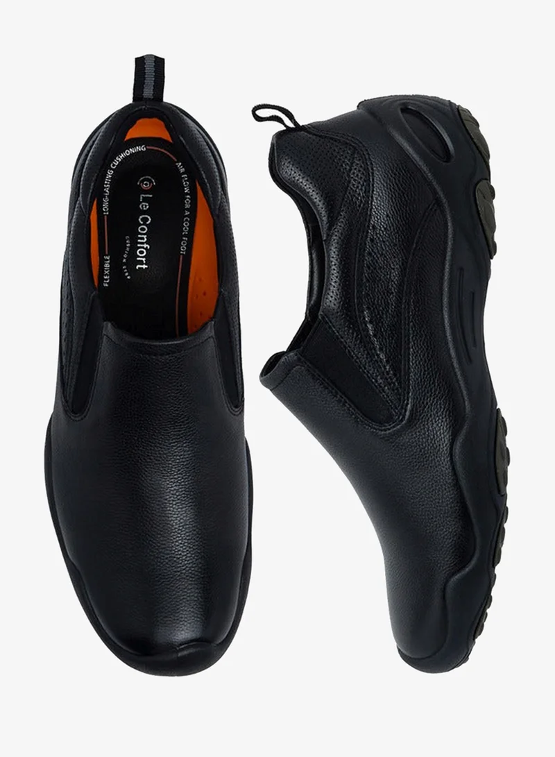 لو كونفورت أحذية رجالية جلدية سهلة الارتداء