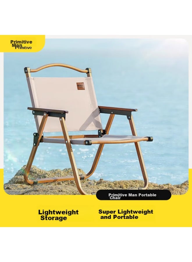 Primitive Man Yuanshiren Yuanshiren Folding Chair, Outdoor Folding Chair, Kimitai Chair, Picnic Chair, Portable Table And Chair, Beach Chair, Camping Chair - Image 3