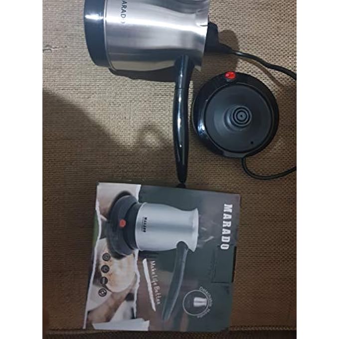 MARADO Stainless Steel Mini Turkey Coffee Maker Machine Travel Portable Electrical Pot Kettle - Image 2