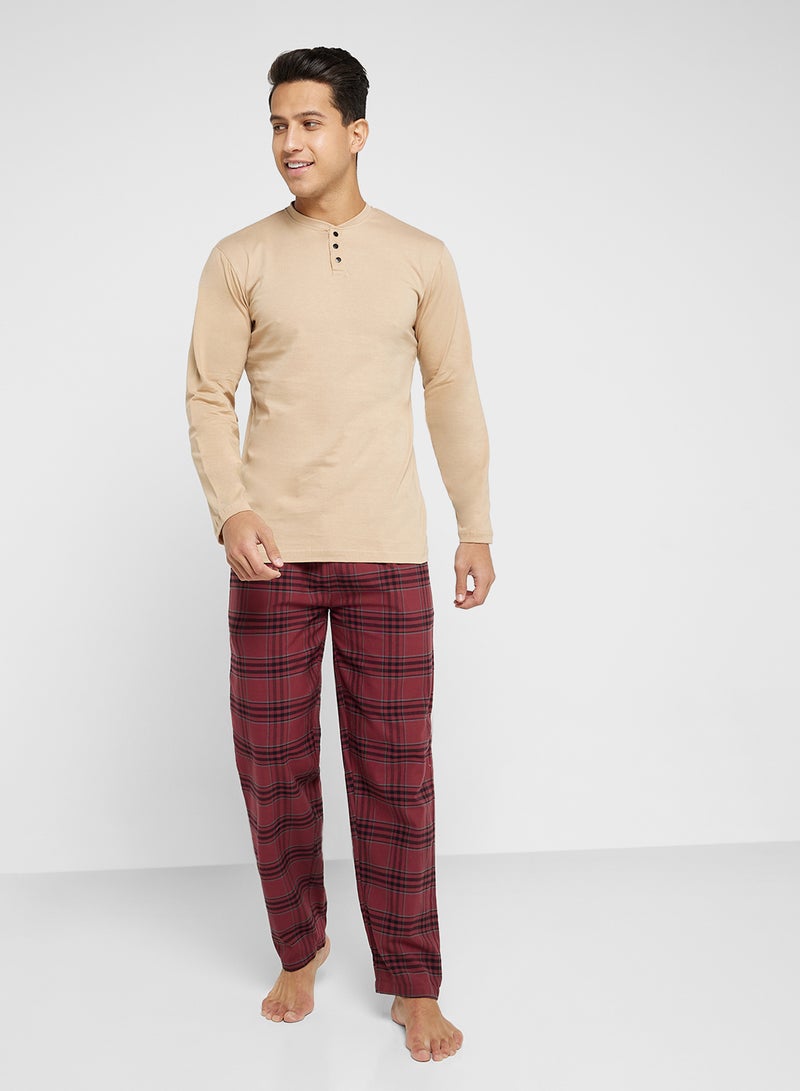 Seventy Five Nightwear T-Shirt & Pants Sets  - Image 1